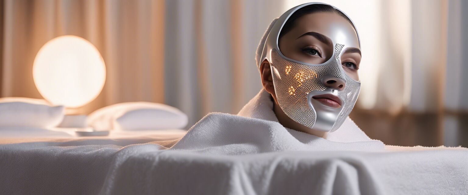LED therapy mask for skin