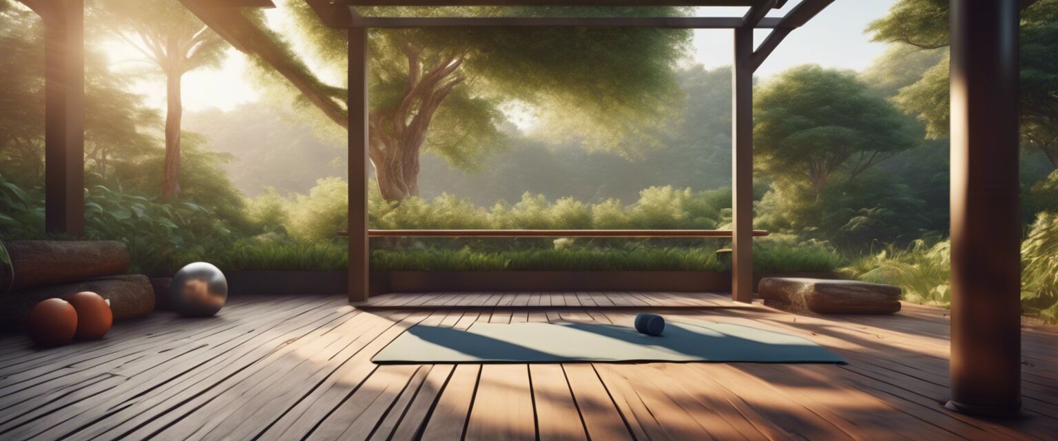 Outdoor fitness environment